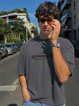 Camiseta details gris