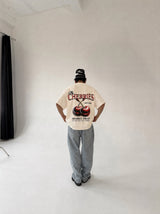 Camiseta Cherries beige