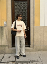 Camiseta Cherries beige