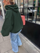 Hoodie Embroy Verde