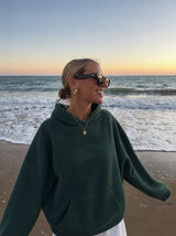 Hoodie Embroy Verde