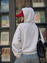 Hoodie cremallera parches SHKR