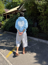Hoodie Make the Difference azul bebe