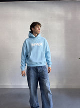 Hoodie Make the Difference azul bebe