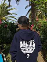 Hoodie Make the Difference Azul