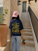 Camiseta follow AZUL
