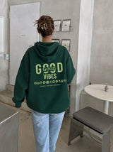 Hoodie Good vives Verde