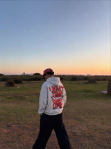 Hoodie Lips Gris