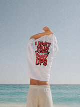 Camiseta Lips blanca