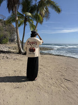 Camiseta Cherries beige
