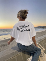 Camiseta Details blanca