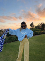 Hoodie Make the Difference azul bebe
