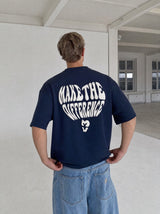 Camiseta Make the difference azul