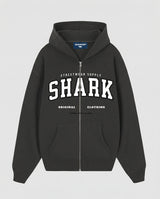 Hoodie Cremallera SHARK GRIS