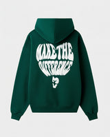 Hoodie Make the Difference Verde