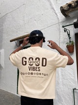 Camiseta Good Vives Beige