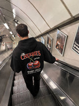 hoodie cherrie negro
