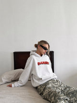 Hoodie Lips Gris